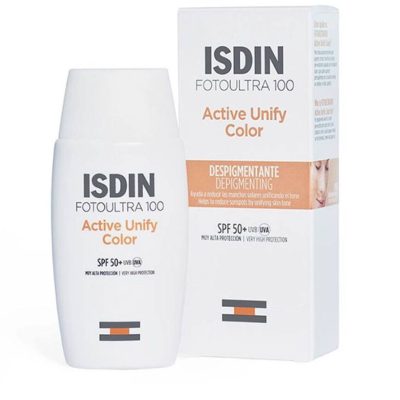 ضد آفتاب اکتیو یونیفای spf 50 رنگی ایزدین ISDIN